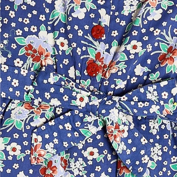 Polo Ralph Lauren Floral-printed cotton jumpsuit Size 8 - Picture 7 of 11